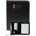 10.5 in x 14 in Large Zippered Padfolios with Clipboard